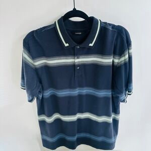 Radmor Polo Shirt Striped Golf Casual Short Sleeve Top Men's‎ Size L